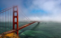 پل طلایی سانفرانسیسکو در مه