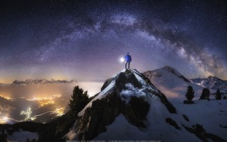 عکس زیبا از شب پر ستاره از گالری عکس آسمان