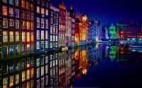 عکس شب رنگی امستردام هلند